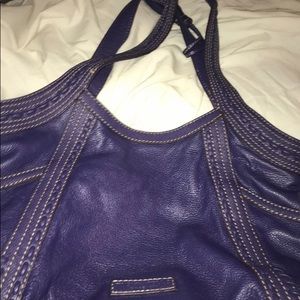 Tignanello purple handbag
